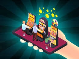 Antarmuka aplikasi mobile ezebet menampilkan permainan slot dan live casino
